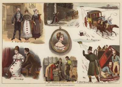 Büyükannemin Kaçışı (chromolitho) by John Charles Dollman